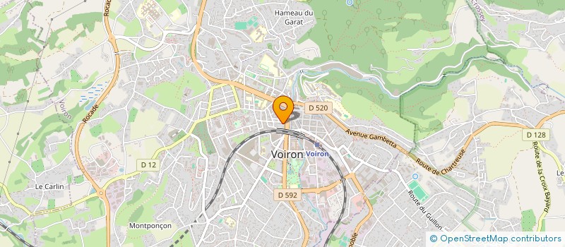localisation de l'entreprise MADAME VALERIE COLLET à VOIRON