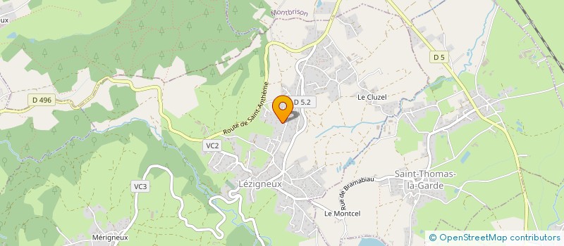 localisation de l'entreprise MADAME VALERIE COLOMB  LEZIGNEUX