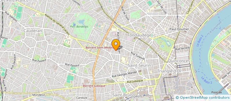 localisation de l'entreprise MADAME VALERIE COMBET  BORDEAUX