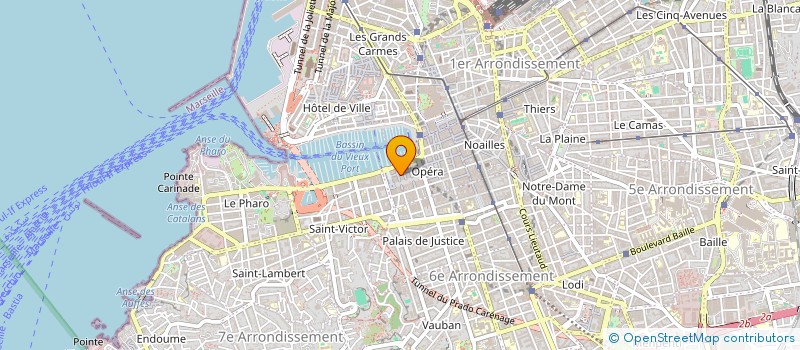 localisation de l'entreprise MADAME VALERIE COMPAN à MARSEILLE