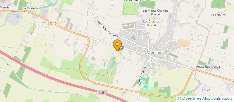 localisation de l'entreprise MADAME VALERIE CONCHERI  ALLONNES