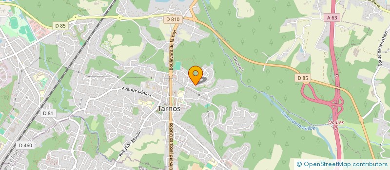 localisation de l'entreprise MADAME VALERIE CONGUES  TARNOS