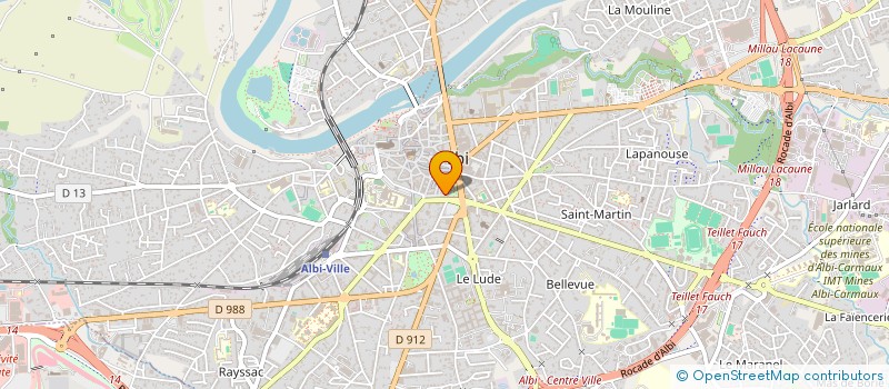 localisation de l'entreprise MADAME VALERIE CORMARY à ALBI