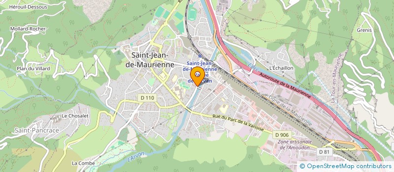 localisation de l'entreprise MADAME VALERIE CORNAILLE  SAINT-JEAN-DE-MAURIENNE