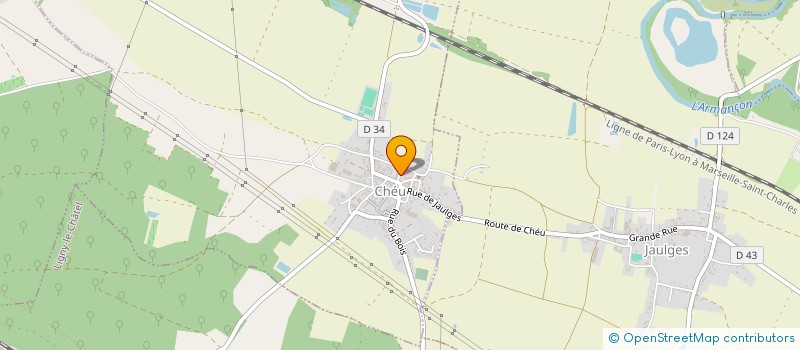 localisation de l'entreprise MADAME VALERIE CORPET  CHEU