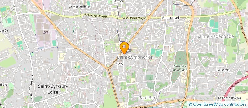 localisation de l'entreprise MADAME VALERIE COSTEJA  TOURS
