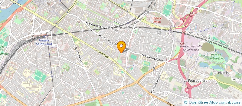 localisation de l'entreprise MADAME VALERIE COUEFFE  ANGERS