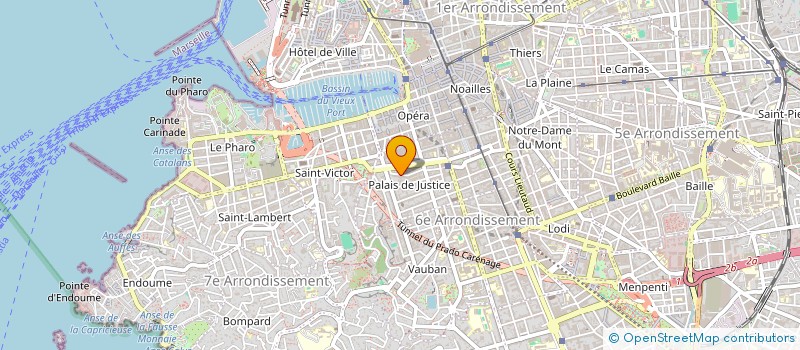 localisation de l'entreprise MADAME VALERIE COUEGNAS  MARSEILLE