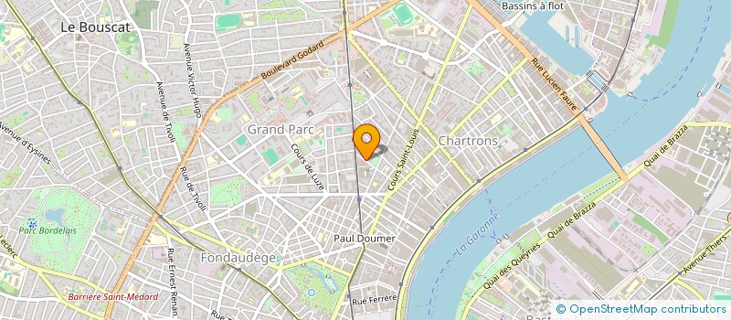 localisation de l'entreprise MADAME VALERIE COULONNIER  BORDEAUX