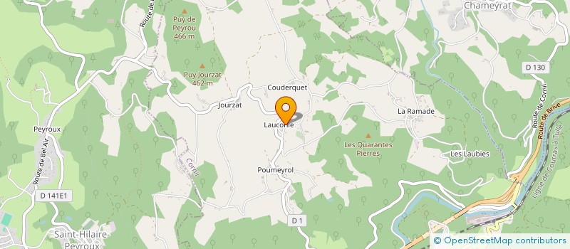 localisation de l'entreprise MADAME VALERIE COURTAUD  CORNIL