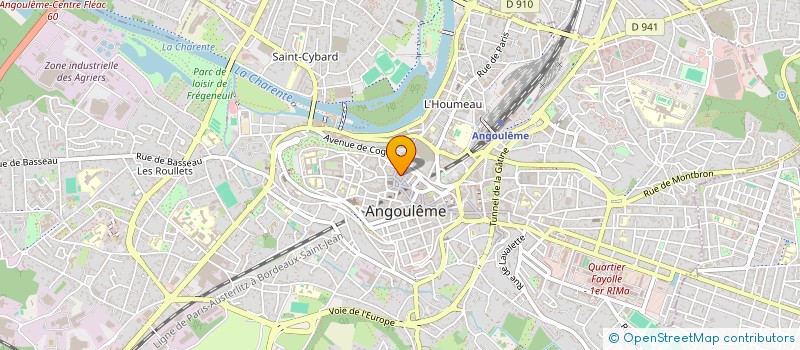 localisation de l'entreprise MADAME VALERIE COURTOIS à ANGOULEME