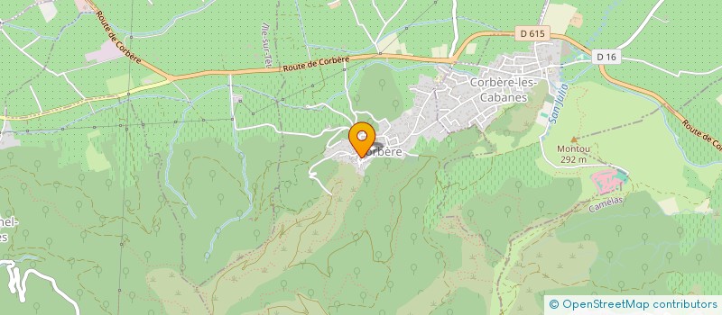 localisation de l'entreprise MADAME VALERIE COURTY  CORBERE