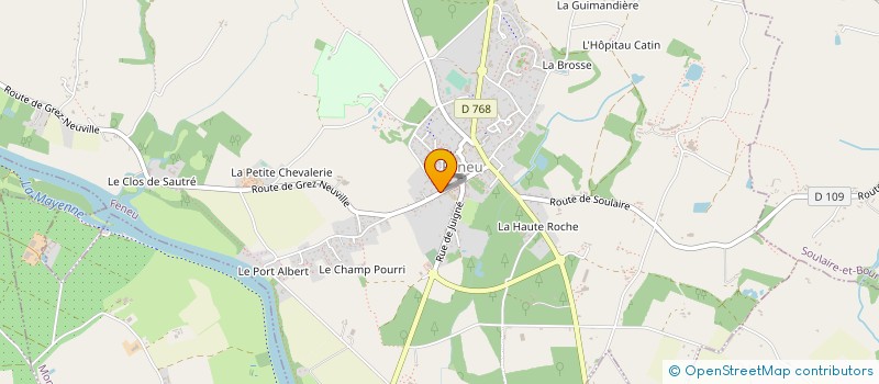 localisation de l'entreprise MADAME VALERIE CRABE à FENEU