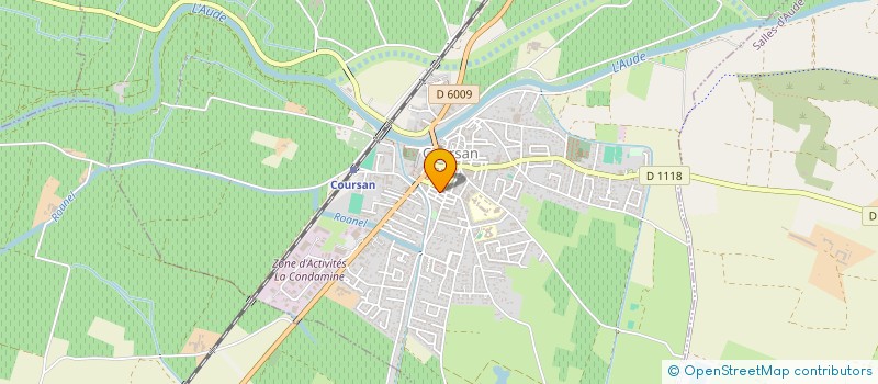 localisation de l'entreprise MADAME VALERIE CRASSOUS  COURSAN