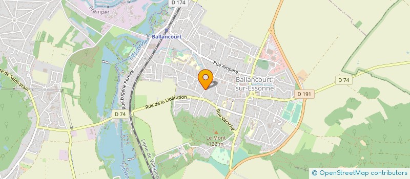 localisation de l'entreprise MADAME VALERIE CRENLEUX à BALLANCOURT-SUR-ESSONNE
