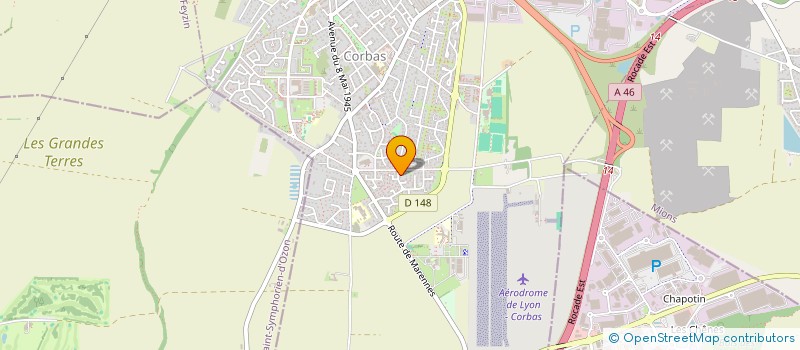 localisation de l'entreprise MADAME VALERIE CRIVELLARO à CORBAS