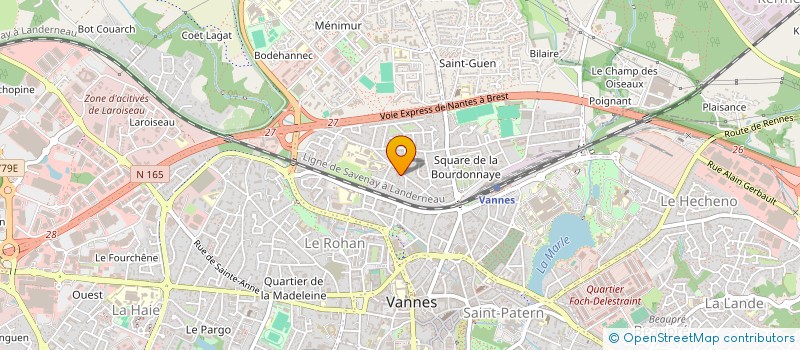 localisation de l'entreprise MADAME VALERIE CROIZER à VANNES