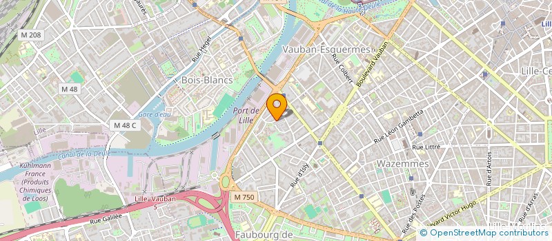 localisation de l'entreprise MADAME VALERIE CROMMELINCK à LILLE