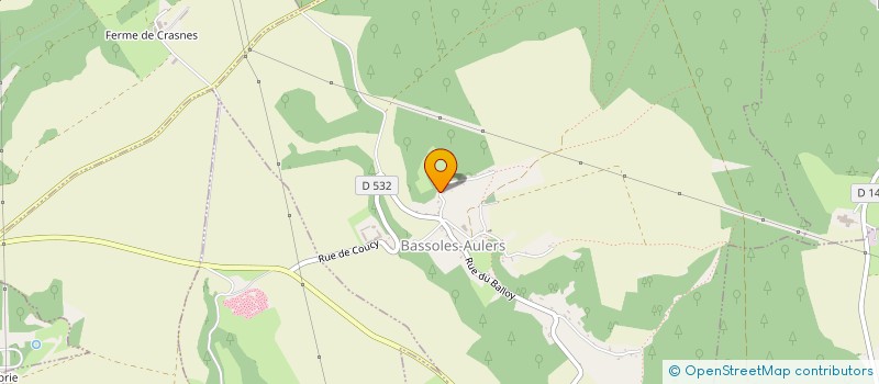 localisation de l'entreprise MADAME VALERIE CROQUET à BASSOLES-AULERS