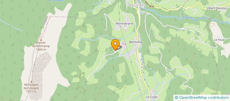 localisation de l'entreprise MADAME VALERIE CROSNIER  LES CLEFS