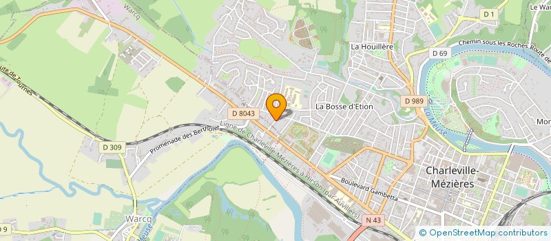 localisation de l'entreprise MADAME VALERIE CROUCHET à CHARLEVILLE MEZIERES