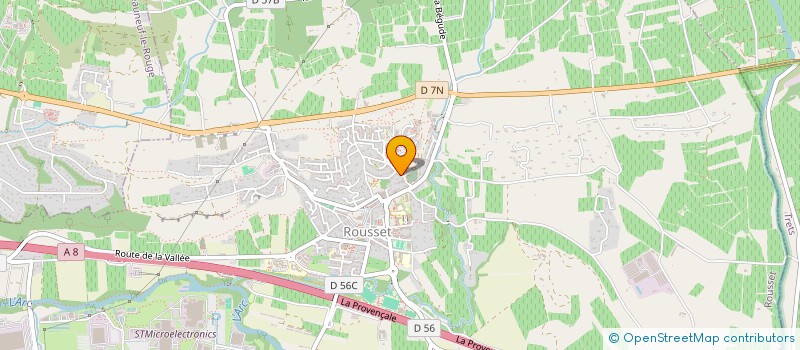 localisation de l'entreprise MADAME VALERIE D ERCHIE  ROUSSET