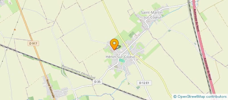 localisation de l'entreprise MADAME VALERIE DAILLY  HENIN-SUR-COJEUL