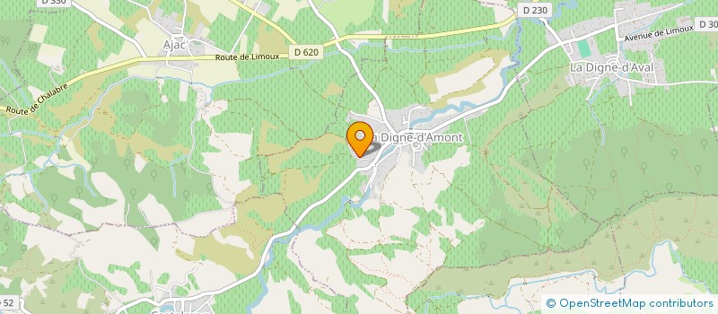 localisation de l'entreprise MADAME VALERIE DANJARD  LA DIGNE-D'AMONT