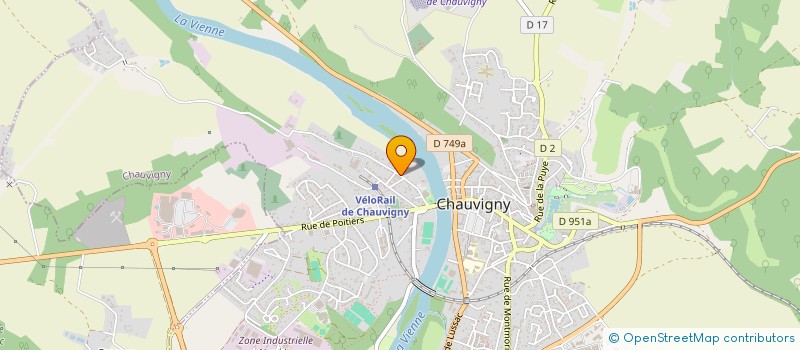 localisation de l'entreprise MADAME VALERIE DARAS  CHAUVIGNY