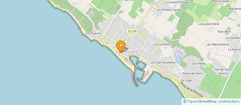 localisation de l'entreprise MADAME VALERIE DARDON à SAINT-PIERRE-D'OLERON