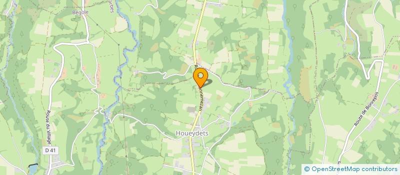 localisation de l'entreprise MADAME VALERIE DARIES  HOUEYDETS