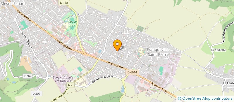 localisation de l'entreprise MADAME VALERIE DARNEY  FRANQUEVILLE-SAINT-PIERRE