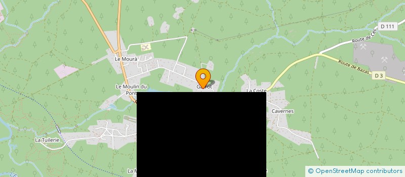 localisation de l'entreprise MADAME VALERIE DARRIBERE  BELIN-BELIET