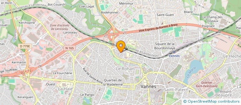 localisation de l'entreprise MADAME VALERIE DARTIAILH à VANNES