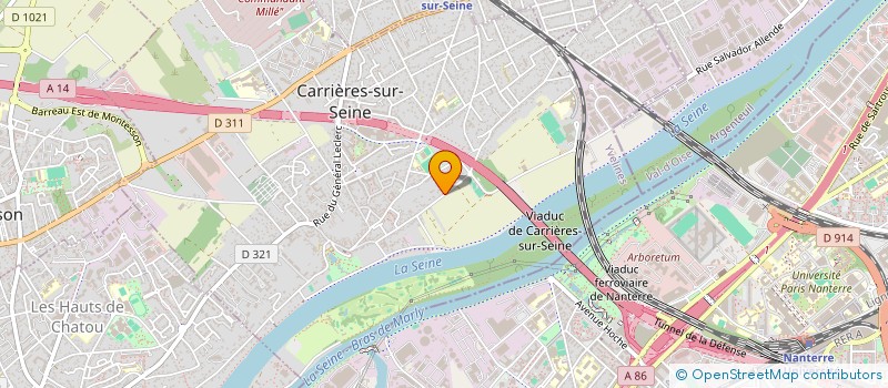 localisation de l'entreprise MADAME VALERIE DARTOUT  CARRIERES-SUR-SEINE