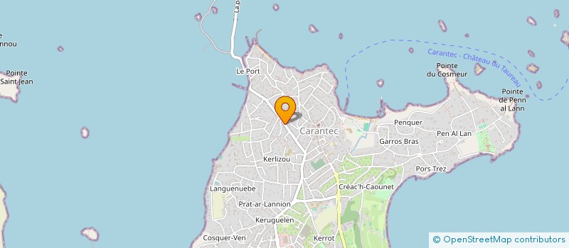 localisation de l'entreprise MADAME VALERIE DAUBE  CARANTEC