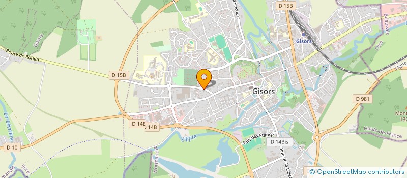 localisation de l'entreprise MADAME VALERIE DAUBENTON  GISORS