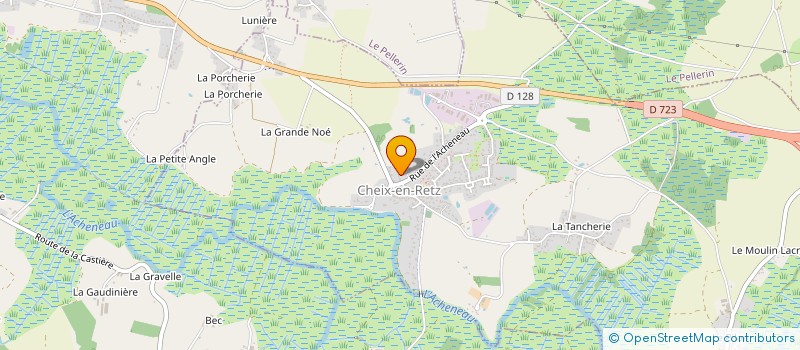 localisation de l'entreprise MADAME VALERIE DAUDET  CHEIX-EN-RETZ