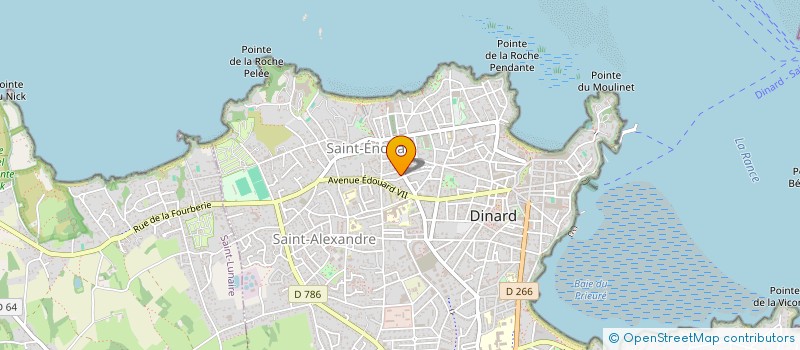 localisation de l'entreprise MADAME VALERIE DAUGUET  DINARD