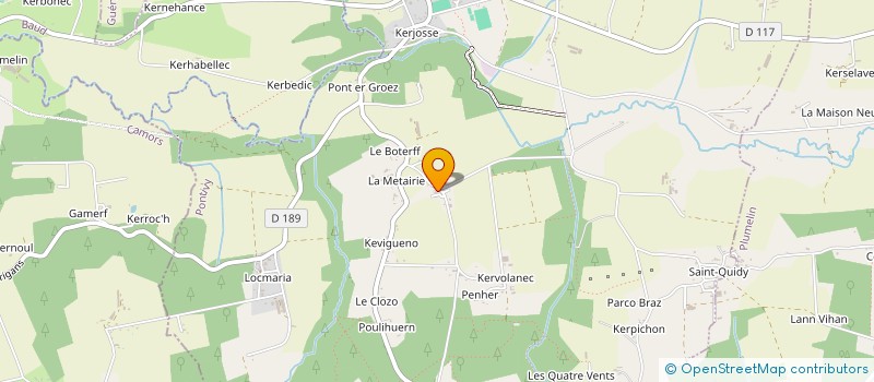 localisation de l'entreprise MADAME VALERIE DAVID  LA CHAPELLE-NEUVE