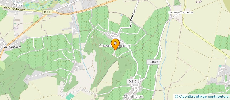 localisation de l'entreprise MADAME VALERIE DE CARLI  CHAVOT-COURCOURT