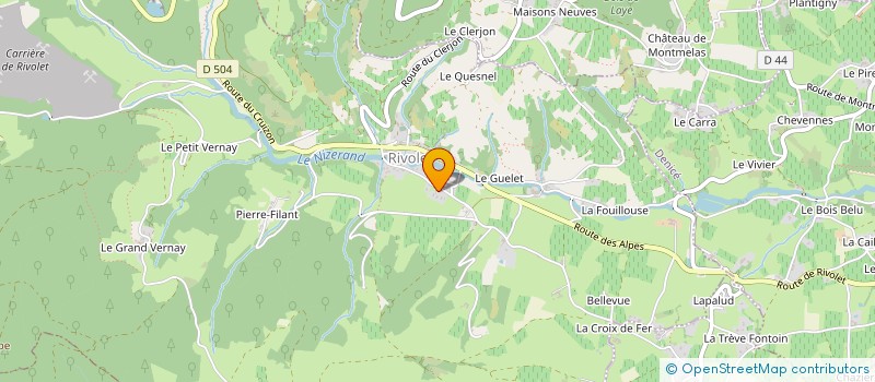localisation de l'entreprise MADAME VALERIE DE CHABALIER à PORTE-DES-PIERRES-DOREES