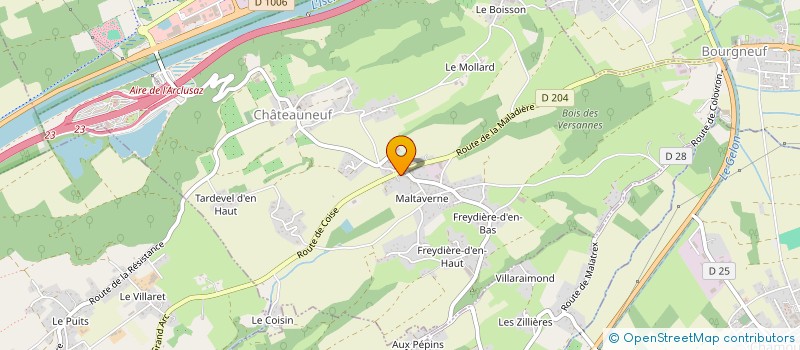 localisation de l'entreprise MADAME VALERIE DE GHEUS  CHATEAUNEUF