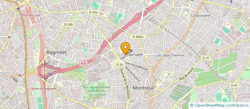 localisation de l'entreprise MADAME VALERIE DE MEESTER DE TILBOURG à MONTREUIL