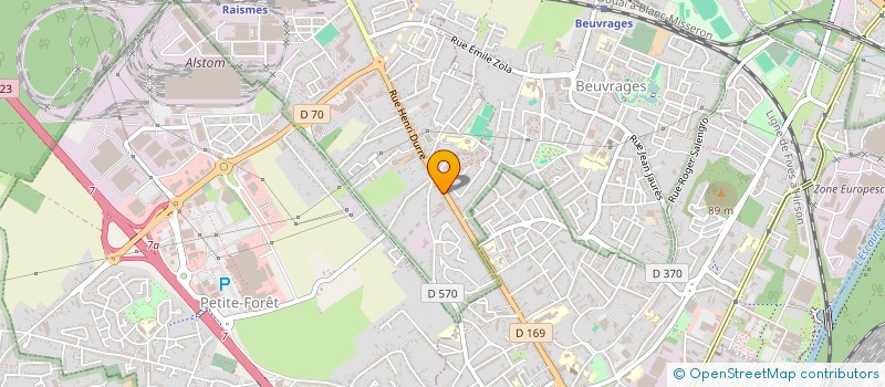 localisation de l'entreprise MADAME VALERIE DE PARMENTIER  RAISMES