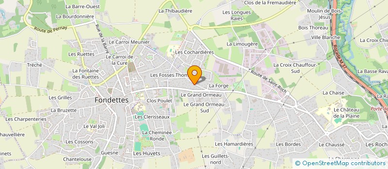 localisation de l'entreprise MADAME VALERIE DE PAUW  FONDETTES