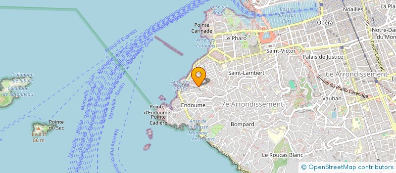 localisation de l'entreprise MADAME VALERIE DE ROUGE à MARSEILLE