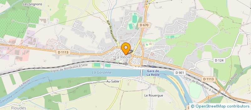 localisation de l'entreprise MADAME VALERIE DE SAINT DO  LA REOLE