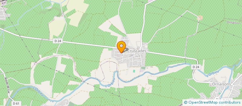 localisation de l'entreprise MADAME VALERIE DE SAINT-FUSCIEN  CRUSCADES