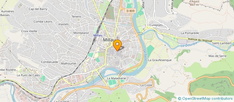 localisation de l'entreprise MADAME VALERIE DE SMET à MILLAU